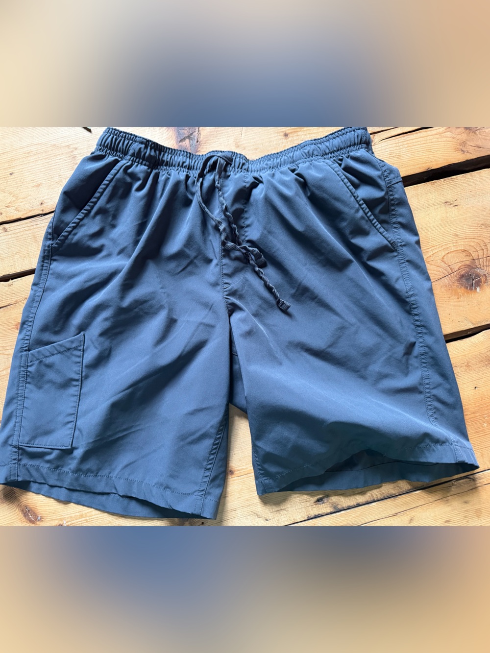 Field & Stream Men's Navy Blue Elastic Waist Shorts